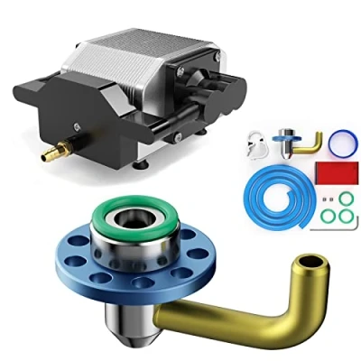 Immagine di SCULPFUN S9 Air Assist per incisore laser, kit di aggiornamento S9, pompa d&#039;aria 0 30 l/min, Tubo da 2 metri, Ugello d&#039;aria, flusso regolabile, tagliente pulito