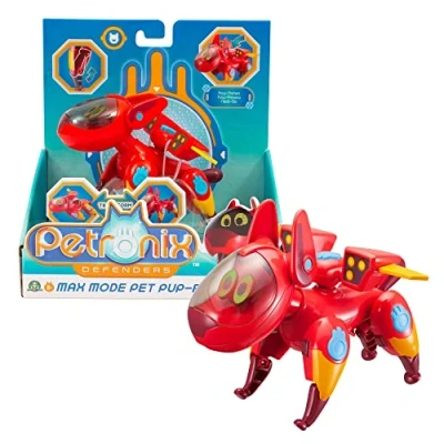 Immagine di Giochi Preziosi Petronix Defender Pup E, cucciolo missione con funzione meccanica, personaggio action figure 12 cm, supereroe trasformabile per bambini dai 3 anni