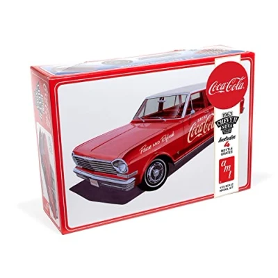 Immagine di AMT 1963 Chevy II Nova Wagon w/Crates Coke Kit modello in scala 1:25
