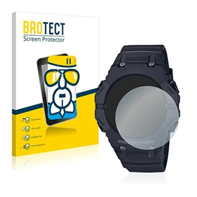Immagine di brotect Pellicola Protettiva Vetro per Casio G Shock GA B001 Protezione Schermo [Durezza Estrema 9H, Chiaro]
