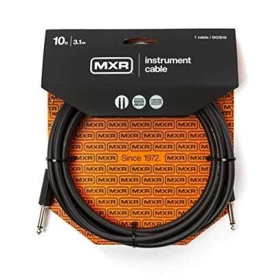 Immagine di JIM DUNLOP MXR Cavo Strumentale Standard, Nero, 10 piedi 3,1 m, Connettore Dritto 1/4 di pollice (DCIS10)