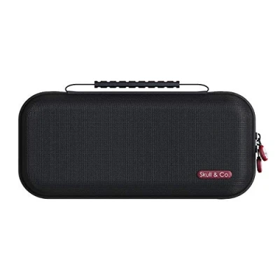 Immagine di Skull &amp; Co. Maxcarry Case for NeoGrip, GripCase Crystal: Portable Hard Shell Protective Travel Carrying with Storage Nintendo Switch OLED and OG Switch, Accessories Black
