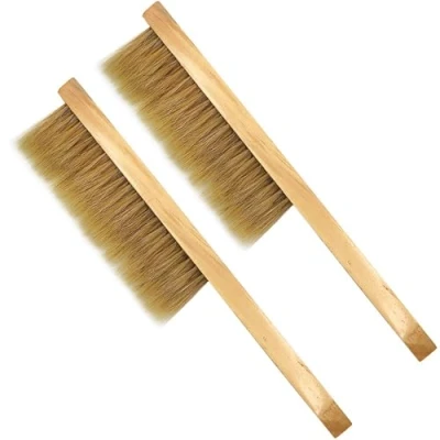Immagine di Spazzola Apicoltura, ZffXH 2pcs Per Affumicatore Api, Di Legno Della Maniglia Dell&#039;alveare Dell&#039;apicoltore L&#039;attrezzatura