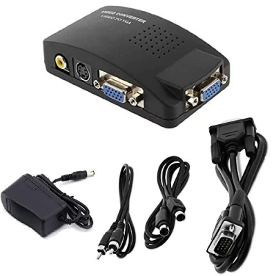 Immagine di SOUTHSKY Convertitore da AV, S video, RCA composito di nuova TV a schermo VGA PC Item Title