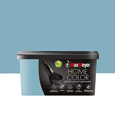 Immagine di MAXMEYER PITTURA COLORATA SUPERLAVABILE HOME COLOR LAKE 2,5L