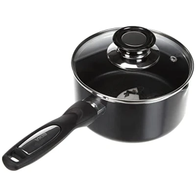 Immagine di Beka 13076174, Pentolino con coperchio 16 cm, Pro Induc in alluminio, interno rivestito, adatta a tutti i fornelli, induzione incluso