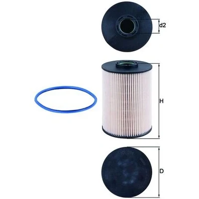 Immagine di MAHLE ORIGINAL KX 211D filtro Carburante Cartuccia CITROËN: C5 III Station Wagon, 3, C6 Sedan, PEUGEOT: 407 SW, Coupe