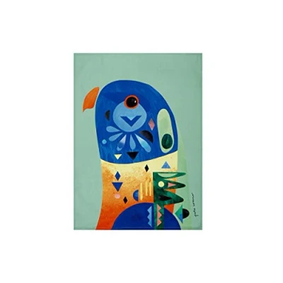 Immagine di Maxwell &amp; Williams Pete Cromer Bird Strofinaccio da Cucina Multicolore 100% Cotone, Motivo Lorichetto, 70 x 50 cm