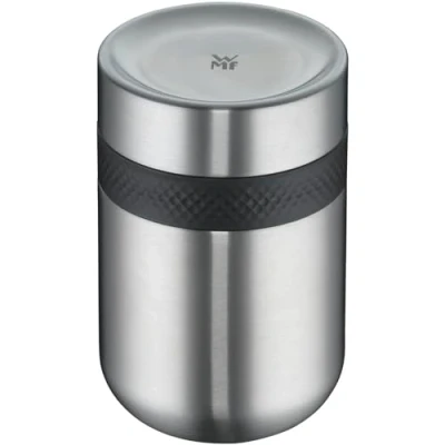 Immagine di WMF my2Go, contenitore termico da 300 ml e aggiuntivo 200 ml, ecologico, in acciaio inox Cromargan opaco, lavabile lavastoviglie