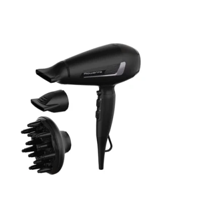 Immagine di Rowenta CV8825F0 Pro Expert, Asciugacapelli con Tecnologia Ionica, Phon per Capelli Motore AC 2100W, 2 Concentratori, 1 Diffusore Ricci Definiti, 6 Combinazioni di Velocità/Temperatura