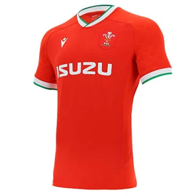 Immagine di Macron 58125551 WRU M20 Maglia Home Pro Authentic Technical Body Fit Ss Sr, Rosso, XL