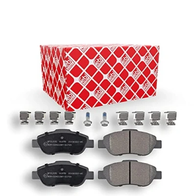 Immagine di FEBI BILSTEIN 170907 Kit pastiglie freno Assale anteriore con materiale di fissaggio FIAT: Panda II Hatchback