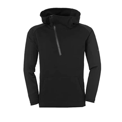 Immagine di uhlsport Essential PRO Felpa con Cappuccio e Zip, da Uomo, Oberbekleidung, 100506101, Nero, XL