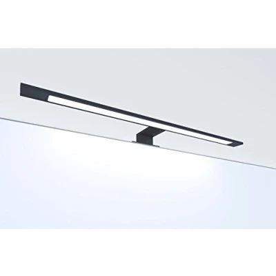 Immagine di kalb Material für Möbel Lampada da bagno a LED colore nero 600 mm specchio Luce per sospensione, della luce: bianco neutro