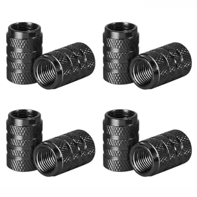 Immagine di 8 PCS Cappucci per valvole in alluminio colore alta qualità,Tappi aria pneumatici auto,Coperture universali pneumatici,accessori tappi