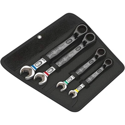 Immagine di Wera 05020090001 Joker Switch Kit chiavi combinate a cricchetto 4 parti 10 19 mm