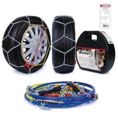 Immagine di Bottari 18822 Rapid T2 Catene Neve Auto 9 mm, Misura 095, Omologate GS Tüv ÖNORM