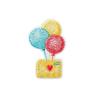 Immagine di Mono Quick Toppa termoadesiva con palloncini, 2,5 x 4,0 cm