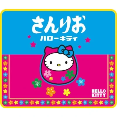 Immagine di Konix Hello Kitty Tappetino per mouse gaming 32 x 27 cm Superficie in microfibra antiscivolo Gomma Design giapponese