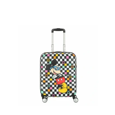 Immagine di American Tourister Wavebreaker Disney FL Spinner S, bagaglio a mano, 55 cm, 36 L, multicolore (Mickey Check)