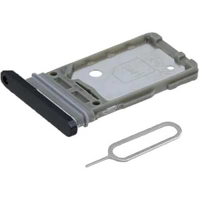 Immagine di MMOBIEL Vassoio Carta Sim Compatibile con Samsung Galaxy S21 5G / 6.2 inch 2021 Porta Scheda Inclusa guarnizione di gomma e Pin (Grigio)