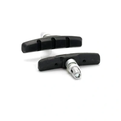 Immagine di Pattini per freni a V XLC BS V01, set da 4 pezzi 70 mm, nero, One Size