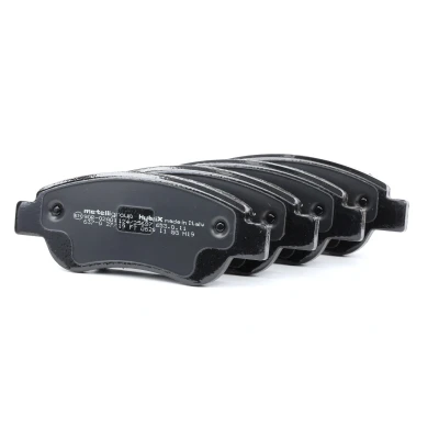 Immagine di metelligroup 22 0637 0 Pastiglie Freno Anteriori E Posteriori, Made in Italy, Pezzo di Ricambio per Auto/Automobile, Kit da 4 Pezzi, Certificate ECE R90, Prive Rame