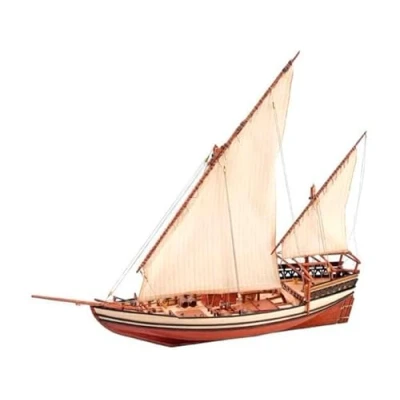 Immagine di Artesanía Latina Modellino di Nave in Legno Dhow Arabo, Sultan Modello 22165, Scala 1:60 Modelli da Assemblare Livello Medio