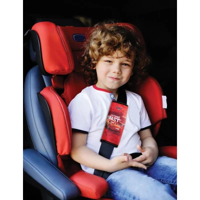 Immagine di CARS 10263 Cuscino per cintura di sicurezza Rosso Poliestere, Polistirolo