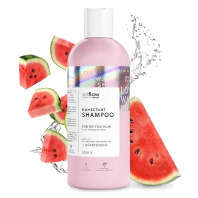Immagine di So!Flow Shampoo per Capelli ad Alta Porosità Rinforza e Ripara i Fragili Arricchito con Estratto di Centella Asiatica Proteine della Soia