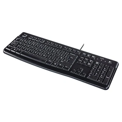 Immagine di Logitech K120 Tastiera con Cavo per Windows, Layout Internazionale QWERTY Nero