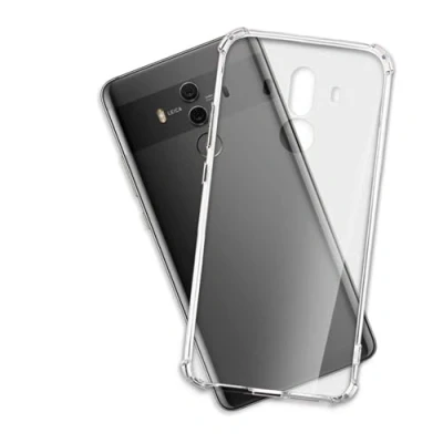 Immagine di mtb more energy® Custodia Crystal Armor per Huawei Mate 10 PRO (6.0&#039;&#039;) Hard PC Back &amp; Soft Silikon Bumper Angoli rinforzati Trasparente TPU Case Cover