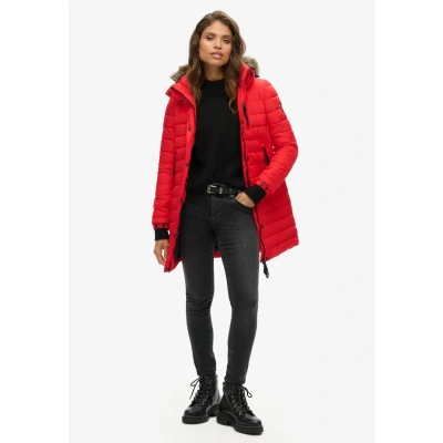 Immagine di Superdry Cappotto invernale, Donna, Taglia: 38, High risk red
