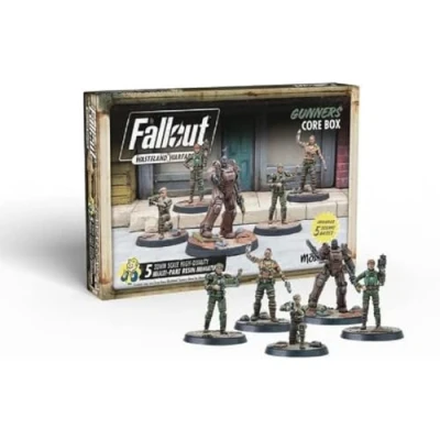 Immagine di Modiphius Entertainment Fallout Wasteland Warfare Gunners: Core Box Miniatures Unpainted
