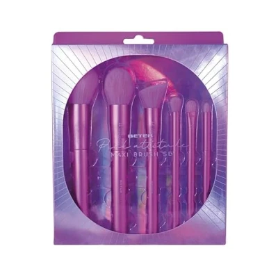Immagine di Beter Set pennelli trucco Pink Attitude Collection, 6 Make up per viso e occhi, up, polveri, fondotinta, correttore ombretti, Brush, Ideale regalo