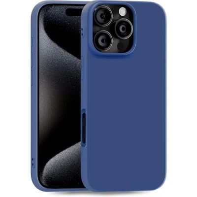 Immagine di MyGadget Cover compatibile con iPhone 16 Pro Max Custodia Protettiva in Silicone Morbido Case TPU Flessibile Ultra Protezione Antiurto &amp; Antigraffio Blu scuro