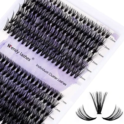 Immagine di Extension Ciglia Ciuffetti D Curl 30/40P Cluster Lashes Mix12 16 Individuali Naturale Individual