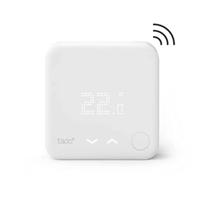 Immagine di tado Sensore di temperatura Wireless Accessorio aggiuntivo per valvole termostatiche wifi il riscaldamento domestico Gestione via app Made in Germany