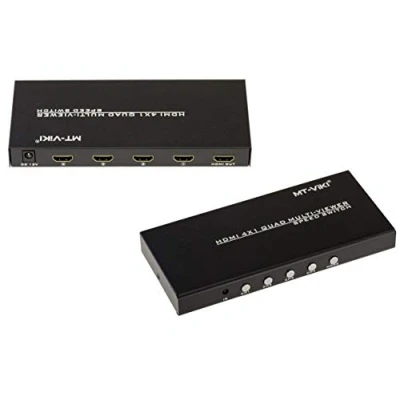 Immagine di KALEA INFORMATIQUE SWITCH MULTIVIEWER 4x1 Quad HDMI. Visualizzazione multipla di una o quattro sorgenti su un unico schermo diviso con sovrapposizione PIP.