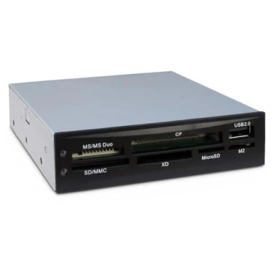 Immagine di INTER TECH CI 02 Lector DE TARJETA Interno Negro USB 2.0