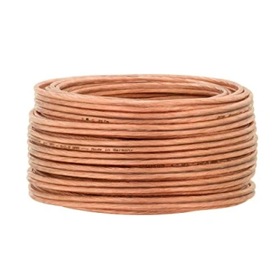 Immagine di DCSk 100m 2 x 2.5mm² Cavo per Altoparlanti OFC e Casse Audio Auto, Rame puro senza ossigeno al 99,99%, Trasparente
