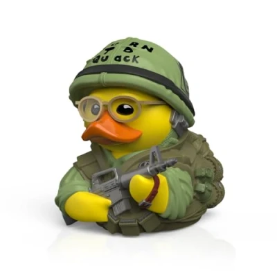 Immagine di TUBBZ First Edition Sergeant J.T. Davis, statuetta da collezione in vinile a forma di anatra, prodotto ufficiale Stanley Kubrick, Action TV &amp; Movies