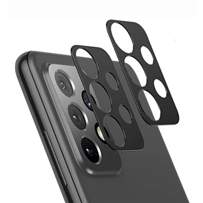 Immagine di GIOPUEY Pellicola Fotocamera per Samsung Galaxy A13 4G, [2 Pezzi] Protezione della in Metallo, [Resistente ai Graffi] [Non Interferisce con Il Tiro] [Facile Installazione] Black