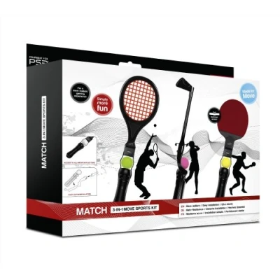 Immagine di PS3 MATCH 3 in 1 Move Sports Kit for Move, black [Edizione : Germania]