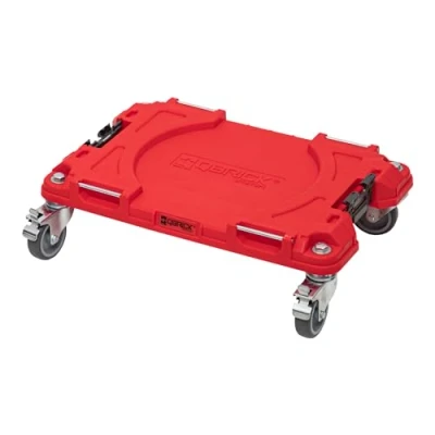 Immagine di Qbrick System Pro Transport Platform Red Ultra HD Carrello per il trasporto, in plastica, portata 100 kg, colore: rosso, 50,6 x 32,5 14 cm