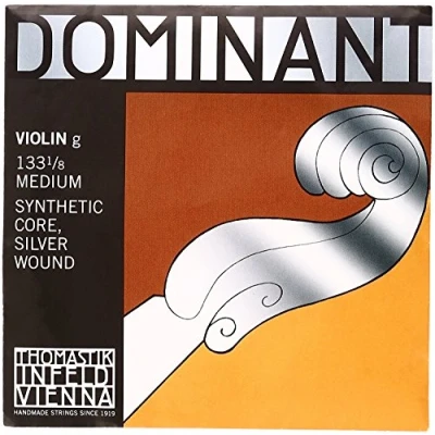 Immagine di Dominant Strings 133 Corda di Sol per violino 1/2, argento