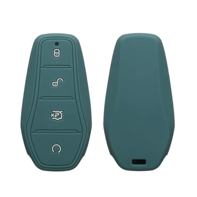 Immagine di kwmobile Cover Chiavi Auto Compatibile con BYD Atto 3 / Han/Tang/Dolphin/Yuan/Seal Custodia Protettiva Chiave Copri Telecomando Gomma Portachiave Macchina Silicone