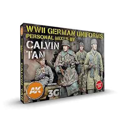 Immagine di AK Acrylics 3Gen SET AK11759 CALVIN TAN PERSONAL MIXES (18x17ml)