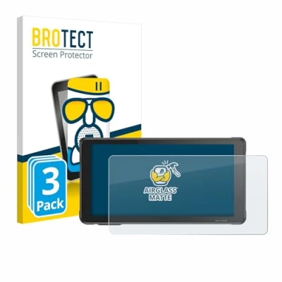 Immagine di brotect Pellicola Vetro Opaca per Interphone RideSync (3 Pezzi) Protezione Schermo [Anti Riflesso, Durezza 9H]
