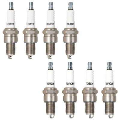 Immagine di Torch 8pcs F6RTC Candele di Accensione Sostituire per NGK 7131/BPR6ES, BOS CH 7995/WR6DC 7900/WR7DC, Cham pion RN9YC RN10YC RN11YC, 3047/W20EPR U, Engine 131 039, OEM